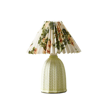 Pleated Shade Table Lamp