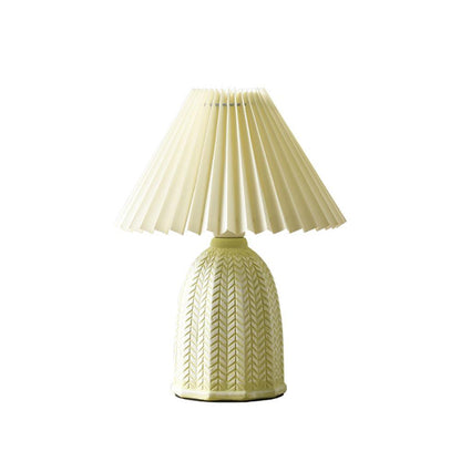 Pleated Shade Table Lamp