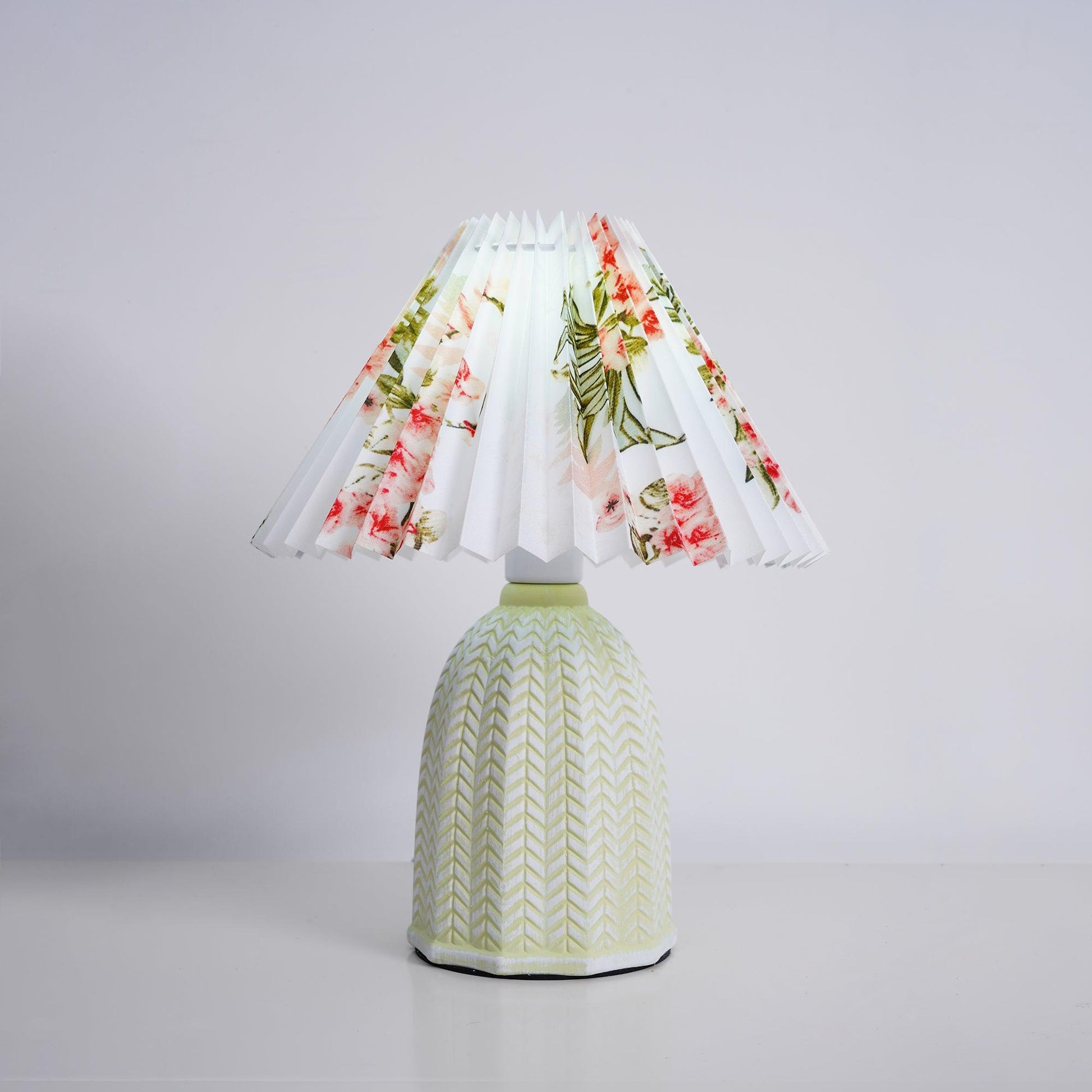Pleated Shade Table Lamp