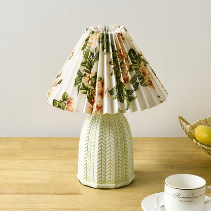 Pleated Shade Table Lamp