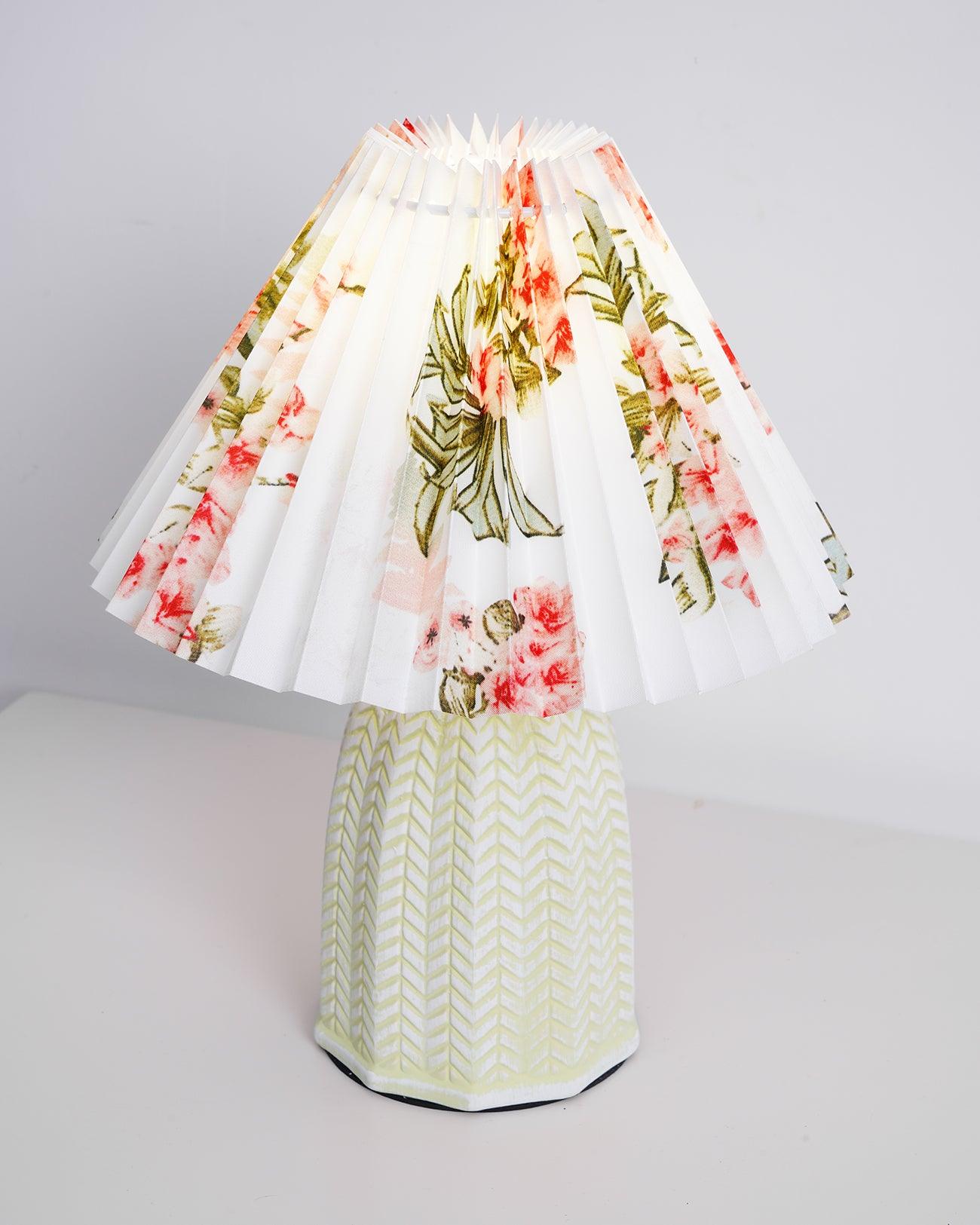 Pleated Shade Table Lamp