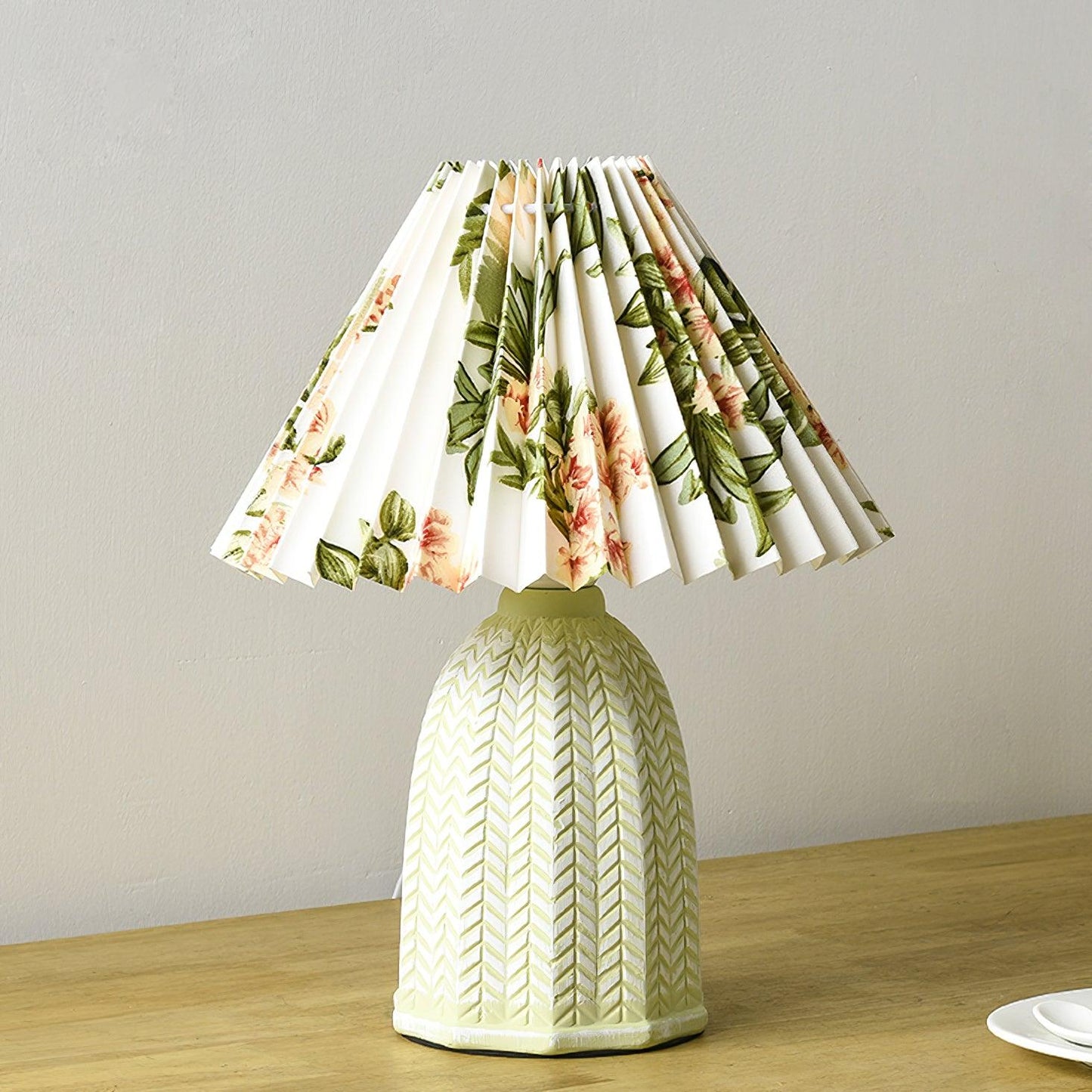 Pleated Shade Table Lamp