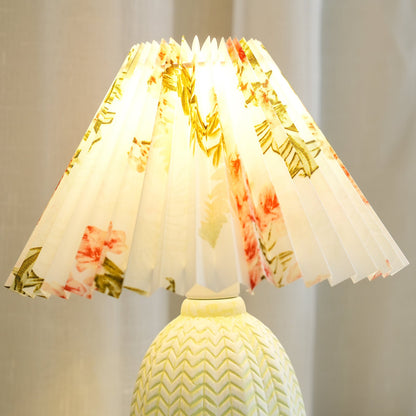 Pleated Shade Table Lamp