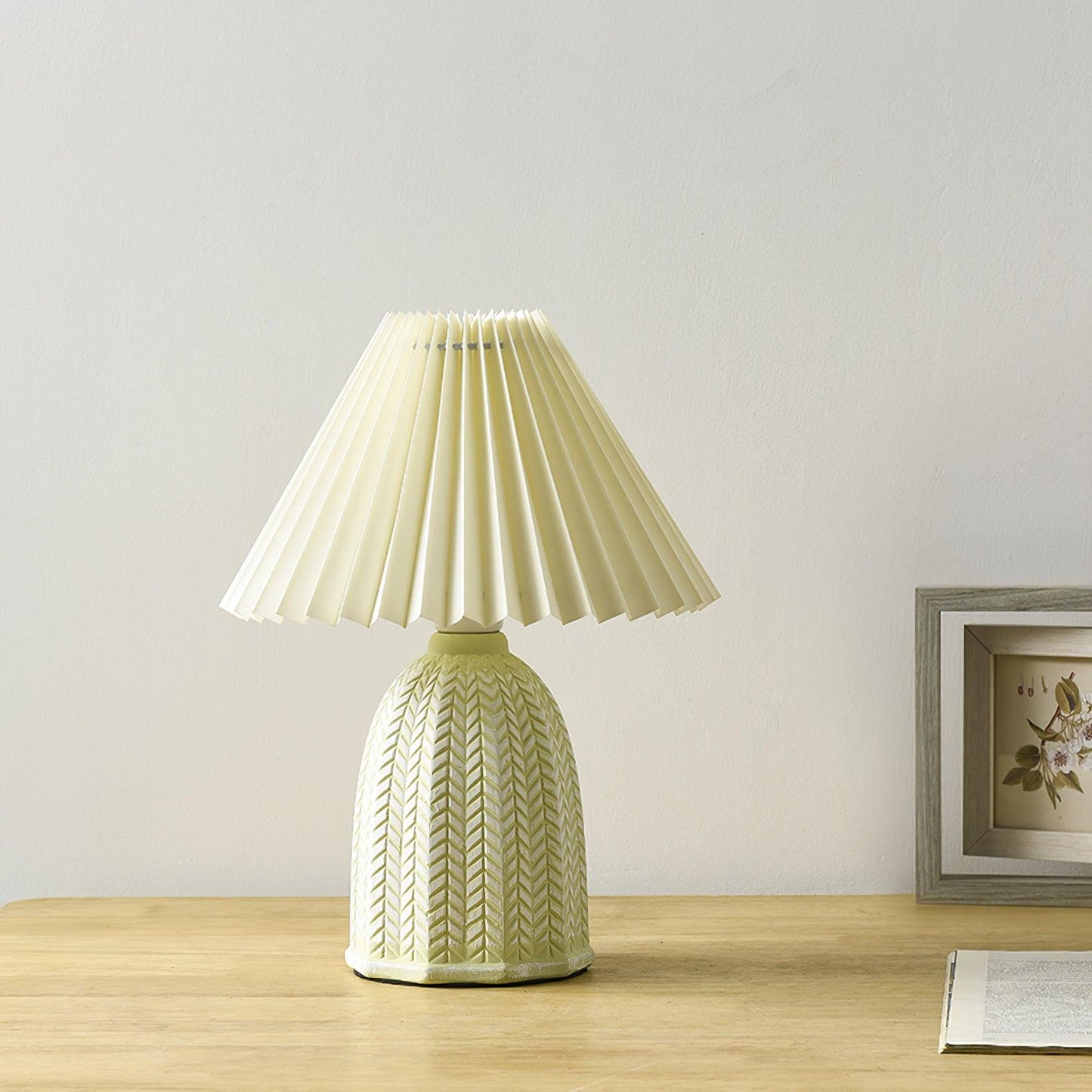 Pleated Shade Table Lamp