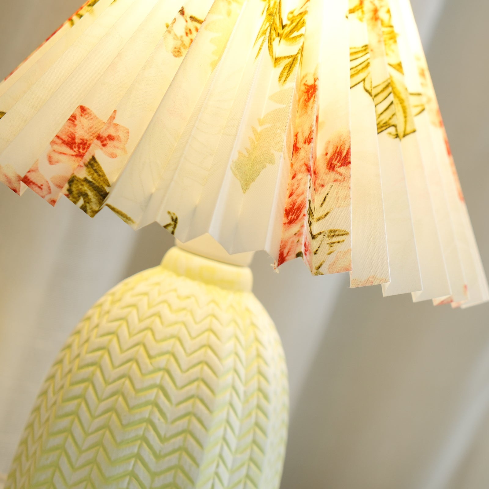 Pleated Shade Table Lamp