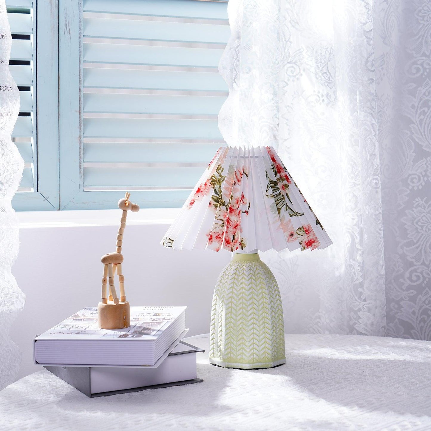 Pleated Shade Table Lamp