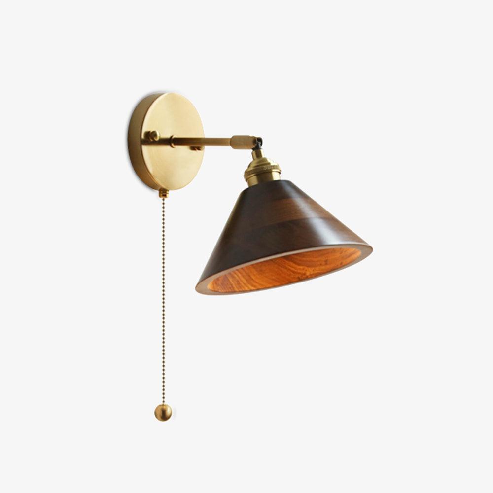 Rustic Wood Wall Sconce