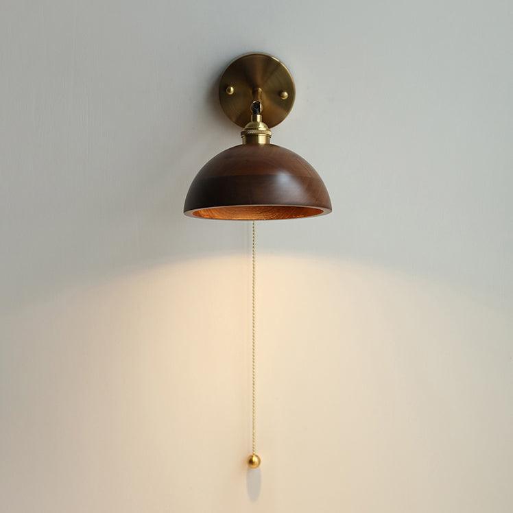 Rustic Wood Wall Sconce