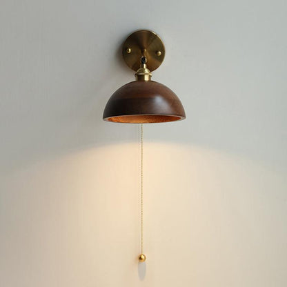 Rustic Wood Wall Sconce