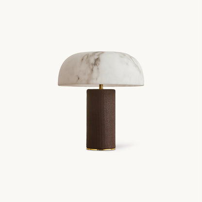 Woven Leather Table Lamp