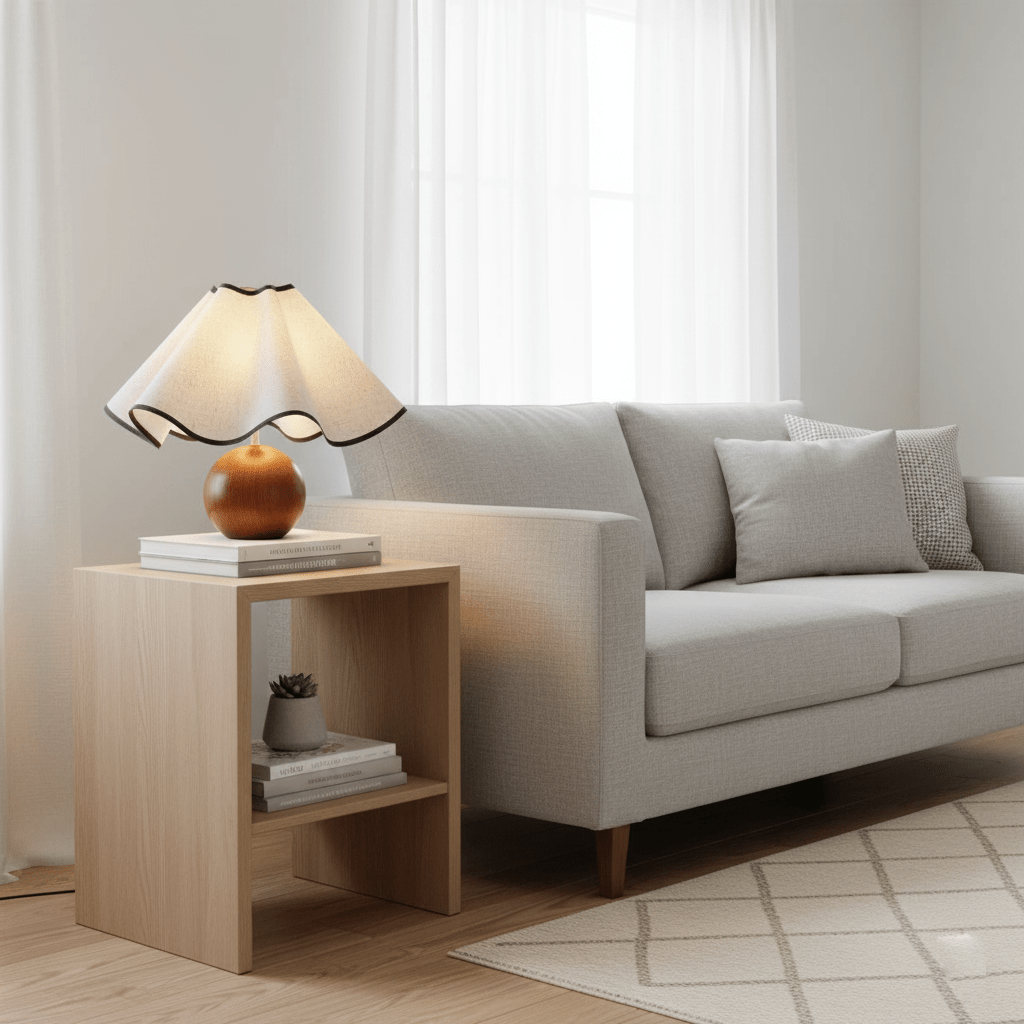Ripple Shade Table Lamp