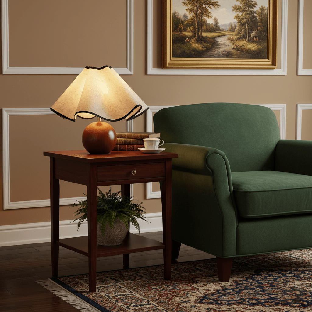 Ripple Shade Table Lamp