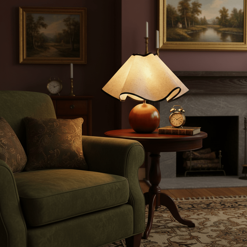 Ripple Shade Table Lamp