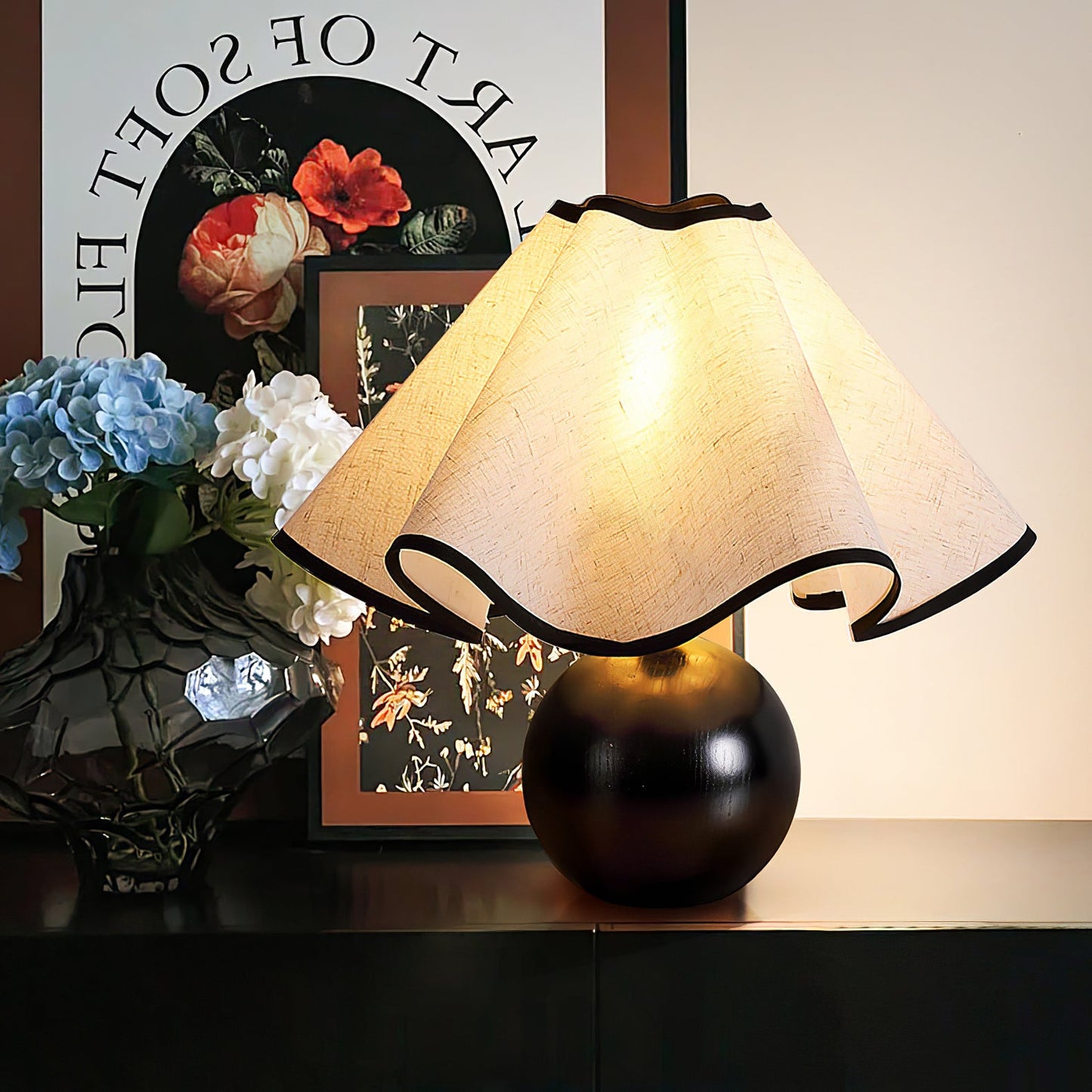 Ripple Shade Table Lamp