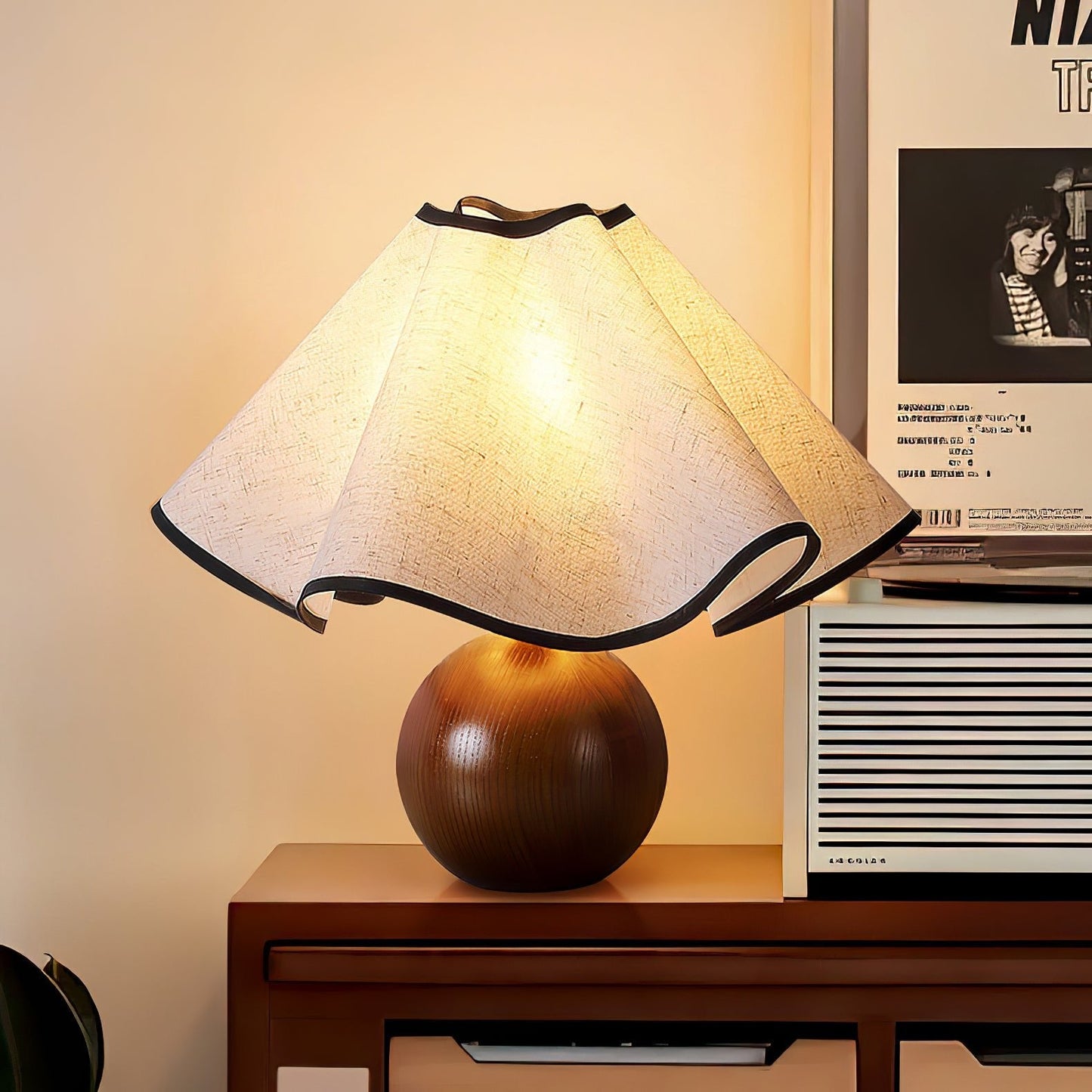 Ripple Shade Table Lamp