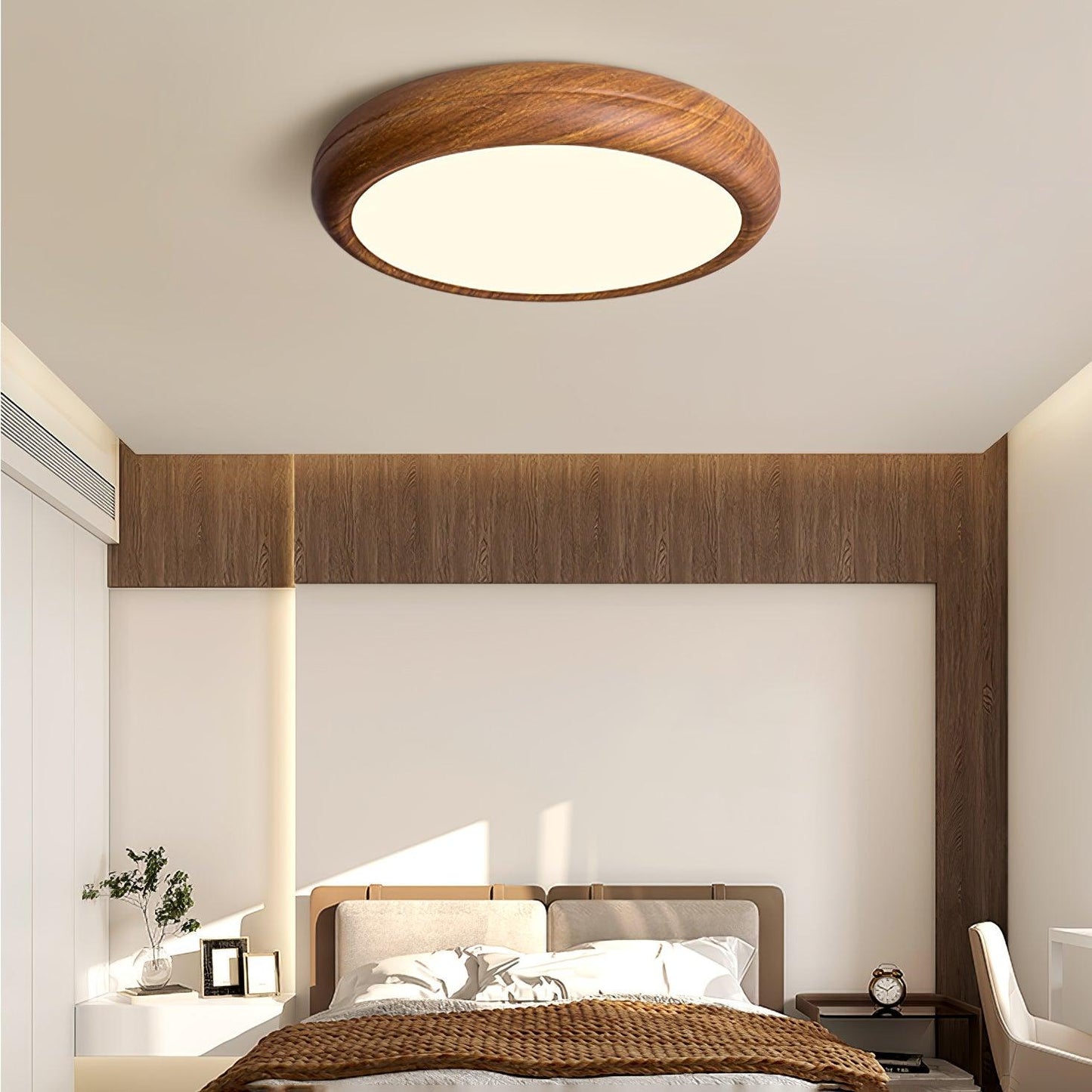 Timber Halo Ceiling Light