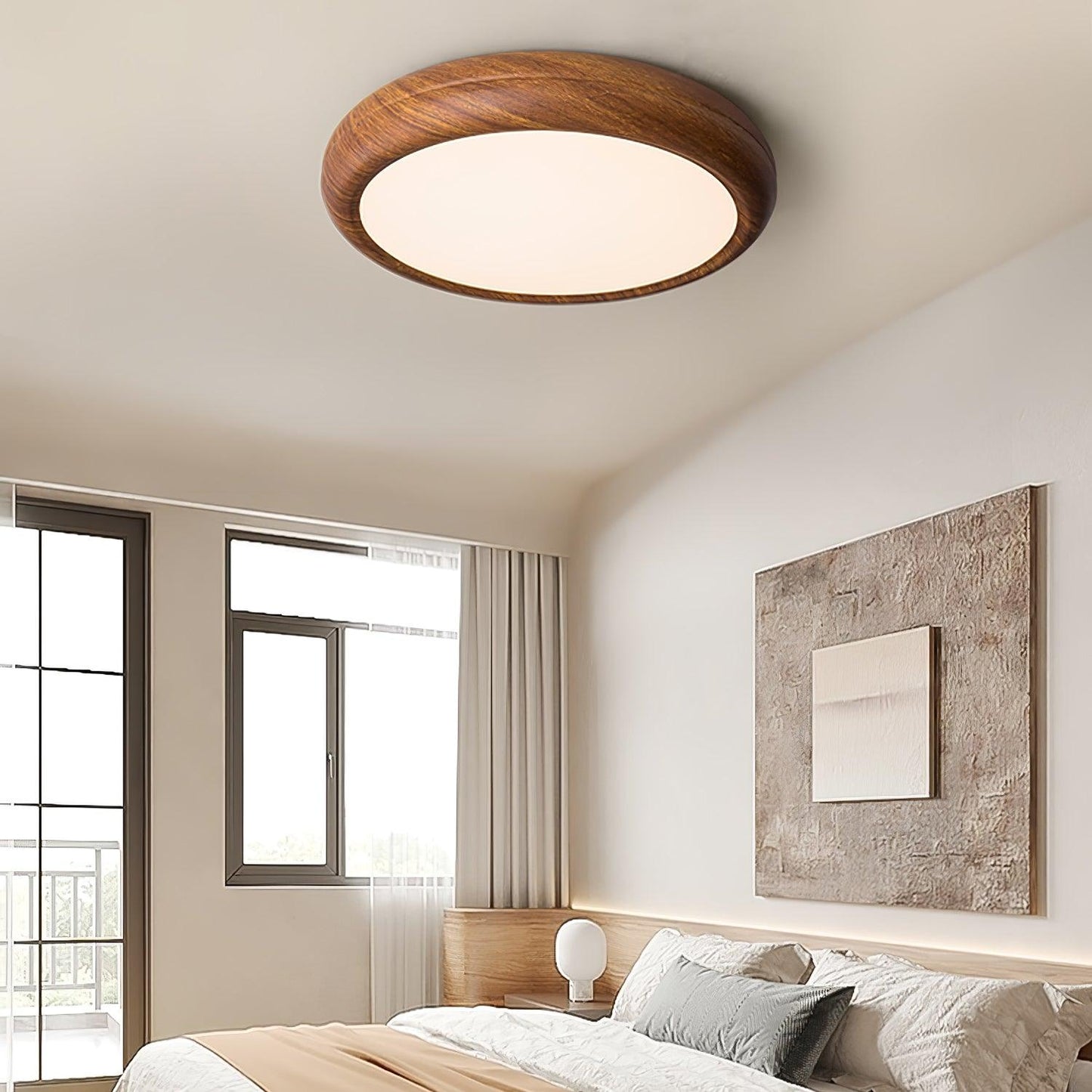 Timber Halo Ceiling Light