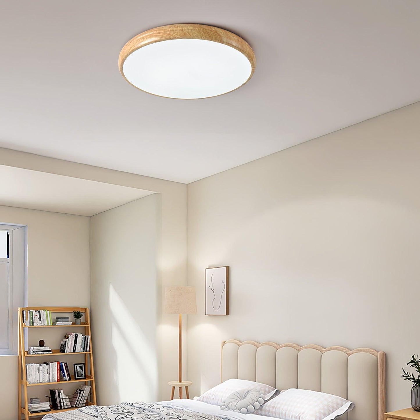 Timber Halo Ceiling Light