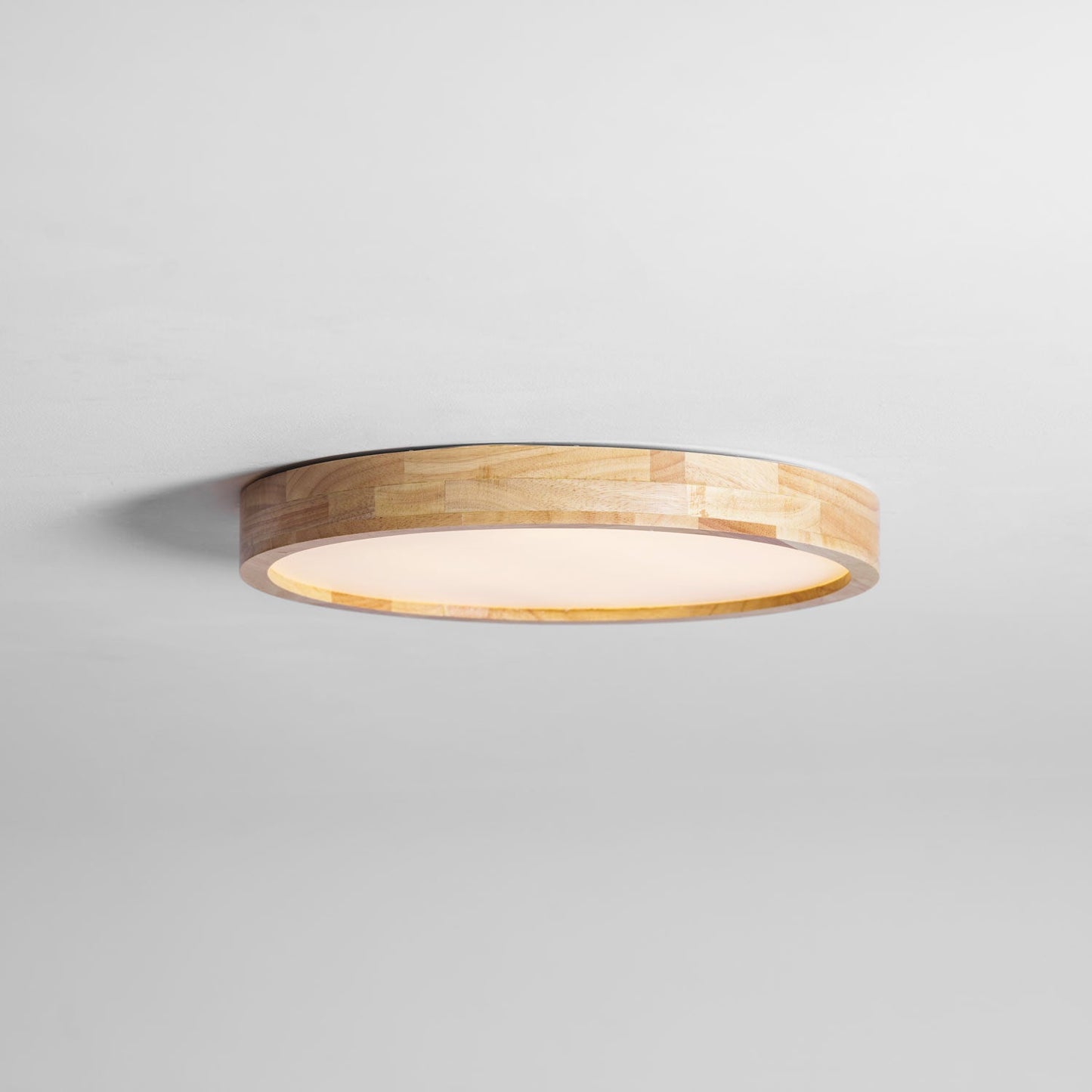 Sculpted Wood Ceiling Light