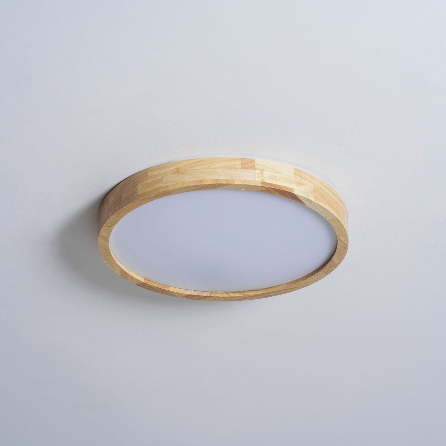 Sculpted Wood Ceiling Light
