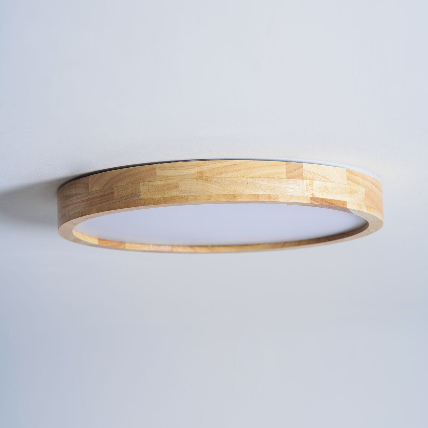 Sculpted Wood Ceiling Light