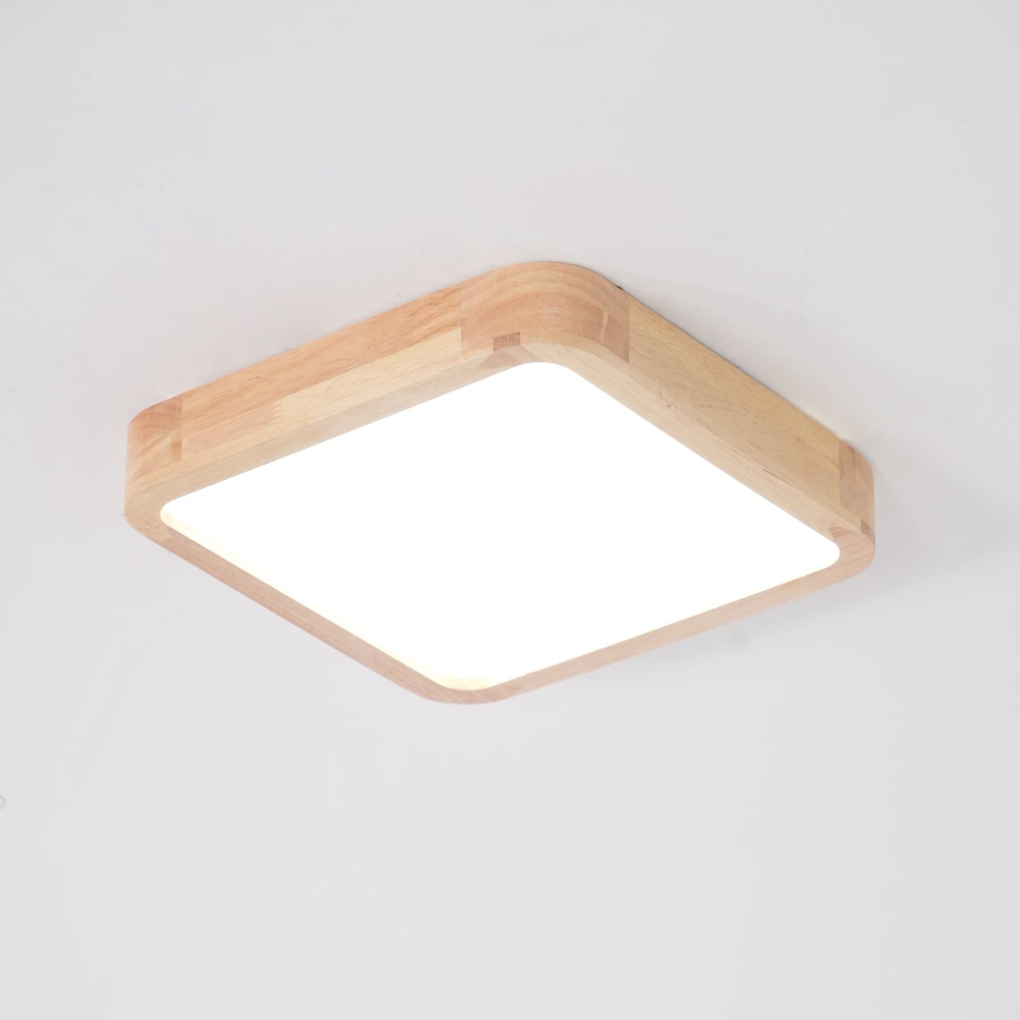 Sculpted Wood Ceiling Light
