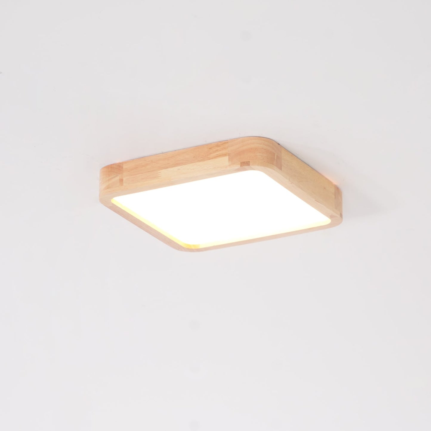 Sculpted Wood Ceiling Light