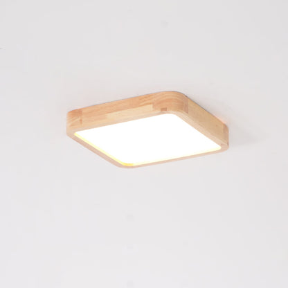Sculpted Wood Ceiling Light
