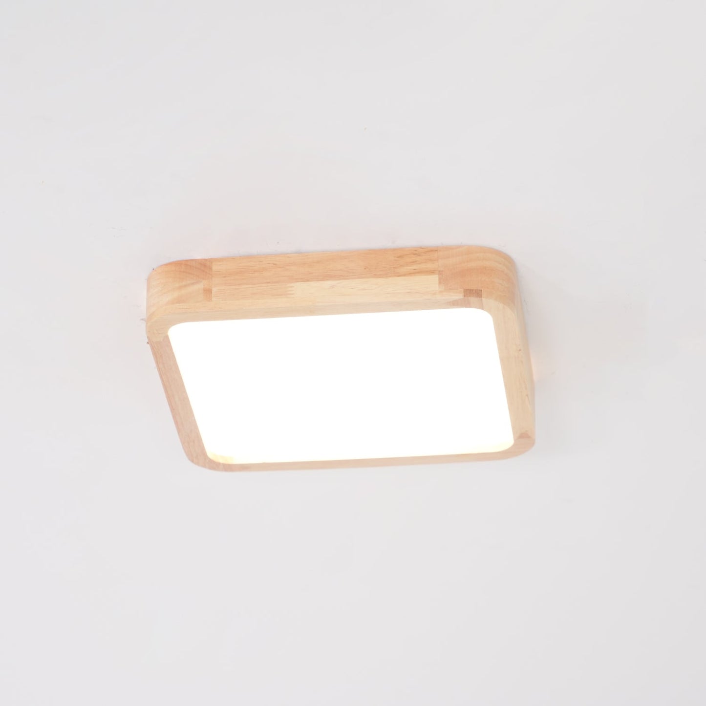 Sculpted Wood Ceiling Light