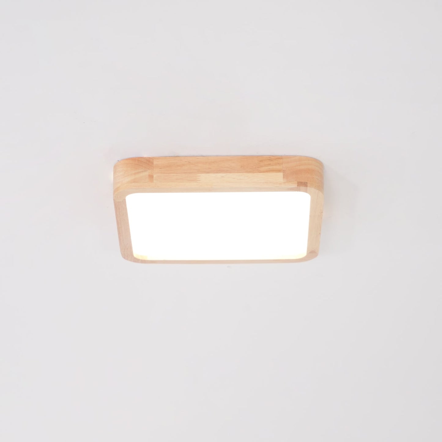 Sculpted Wood Ceiling Light