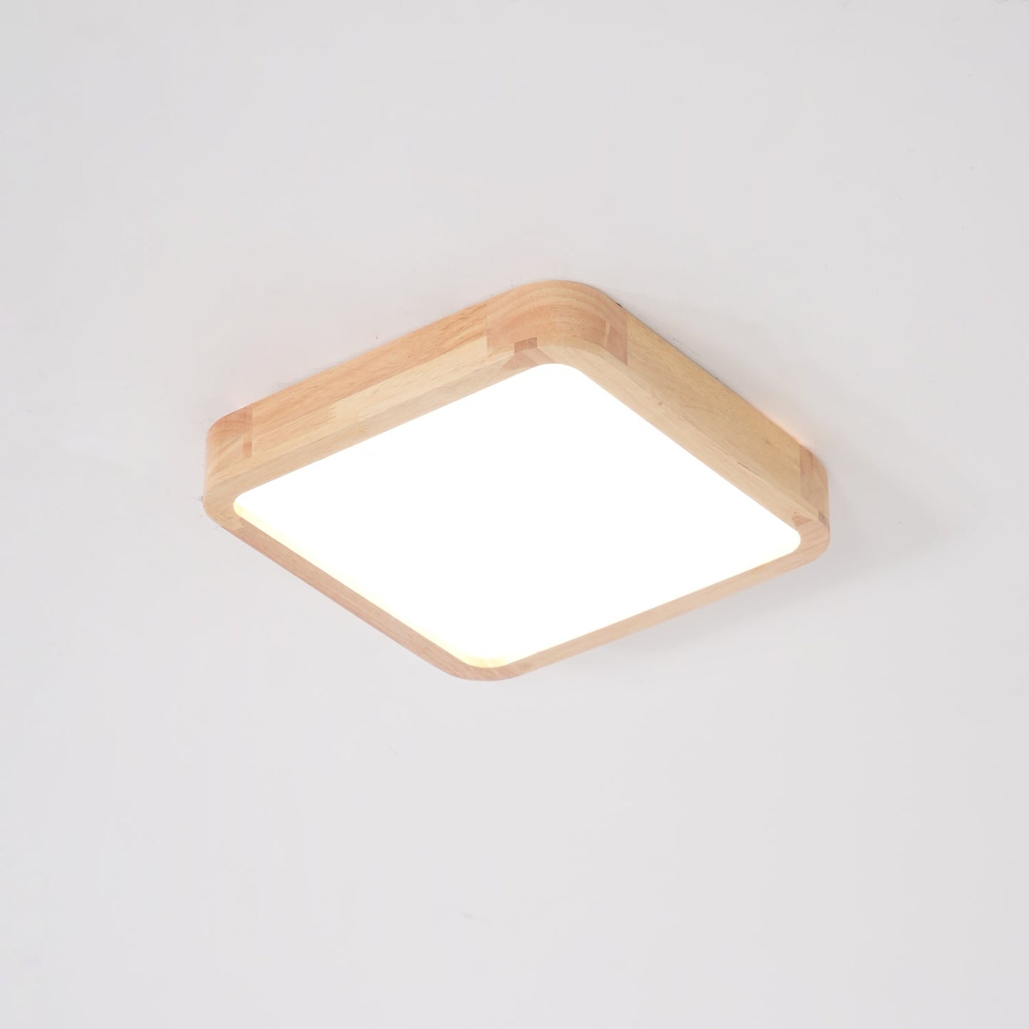 Sculpted Wood Ceiling Light