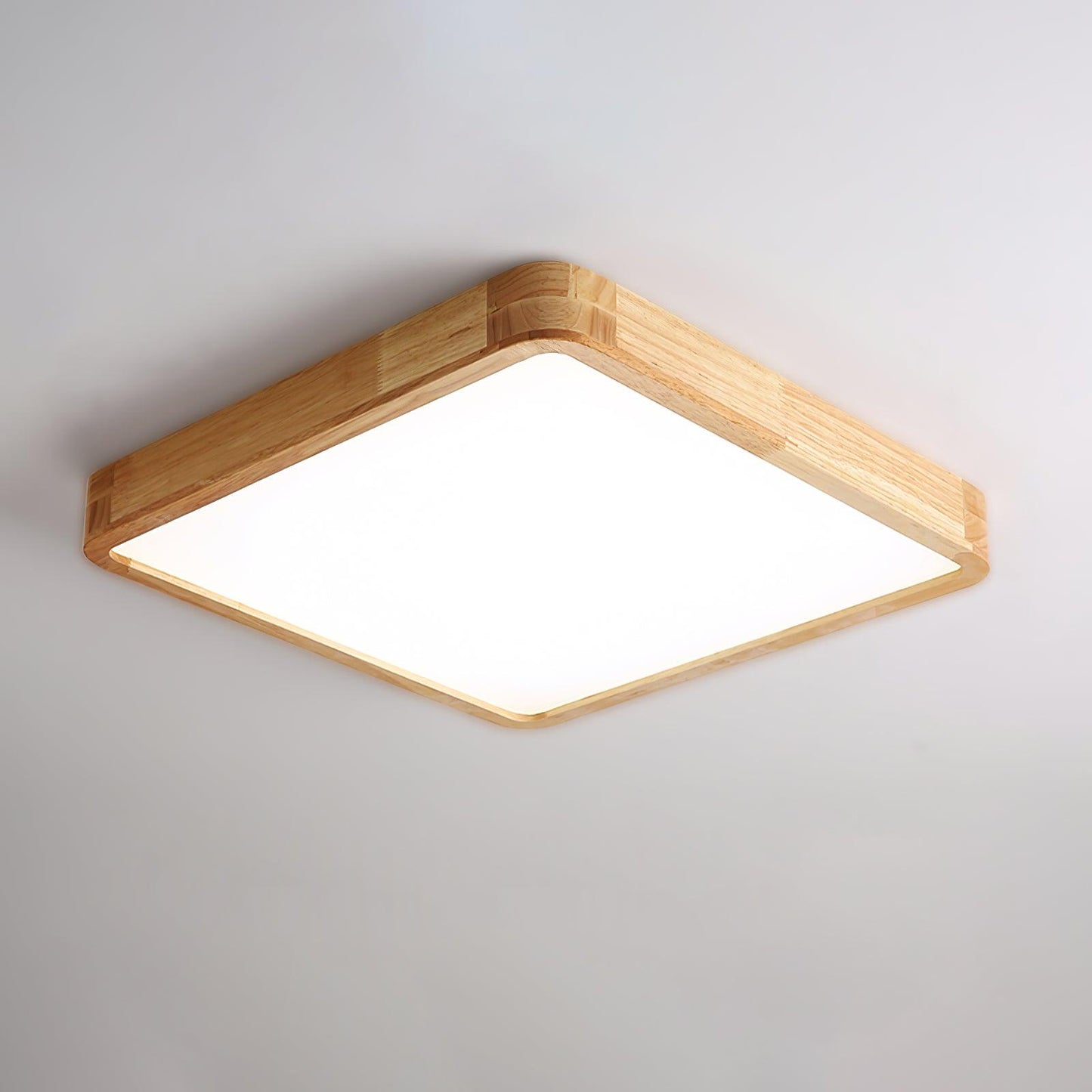 Sculpted Wood Ceiling Light