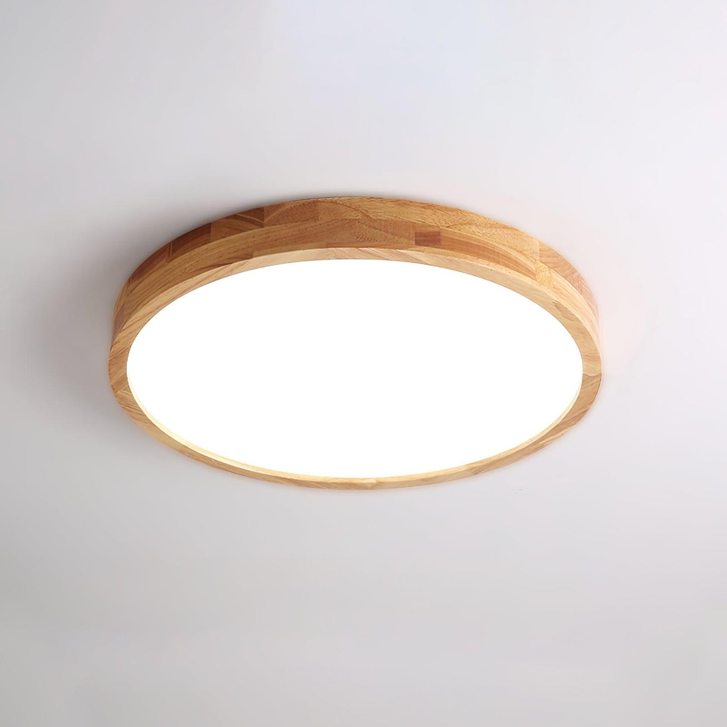 Sculpted Wood Ceiling Light