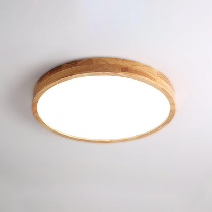Sculpted Wood Ceiling Light