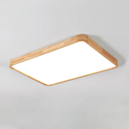 Sculpted Wood Ceiling Light