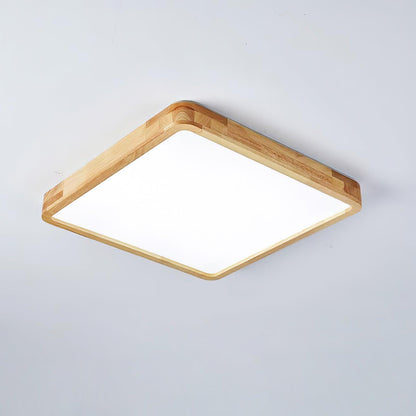 Sculpted Wood Ceiling Light