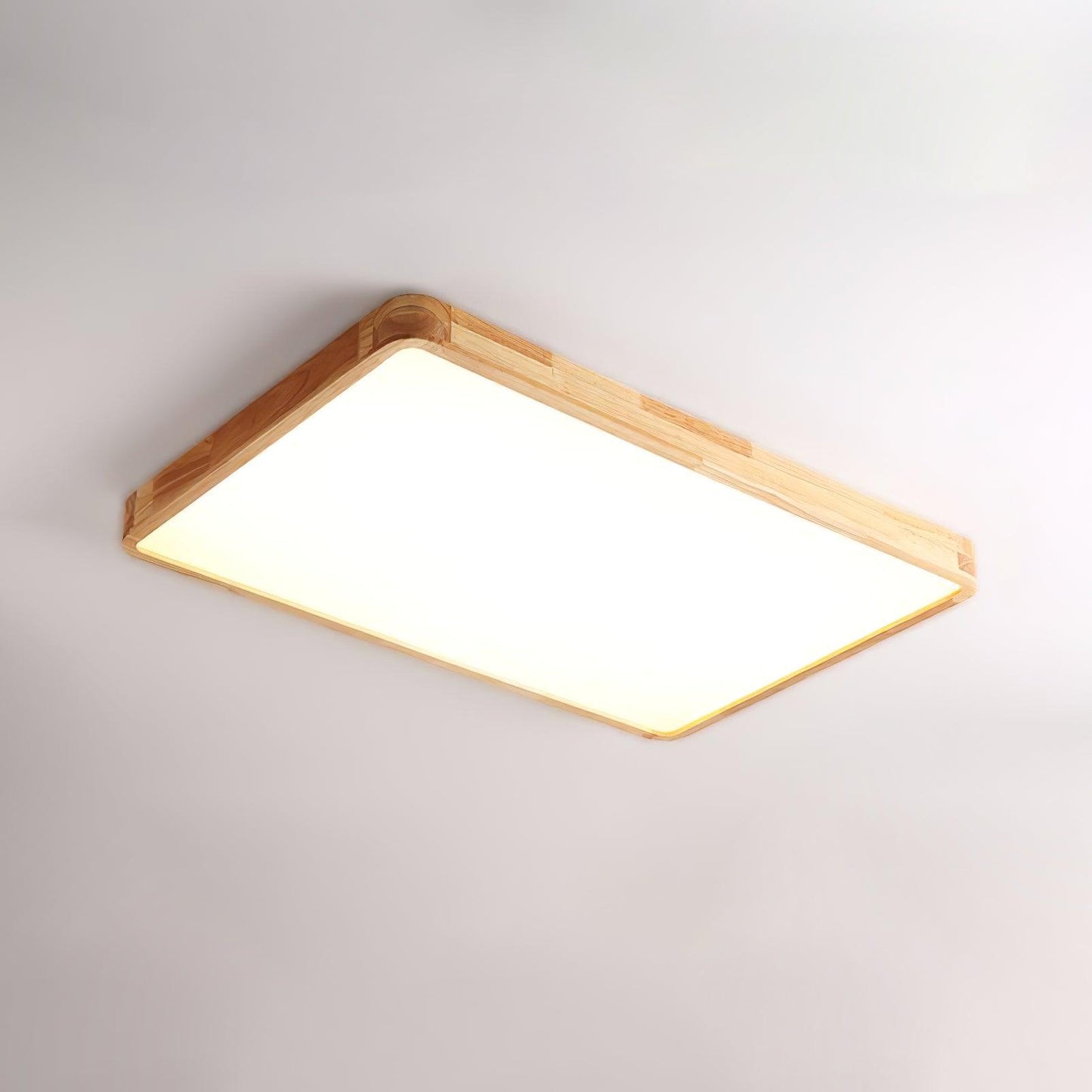 Sculpted Wood Ceiling Light