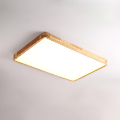 Sculpted Wood Ceiling Light
