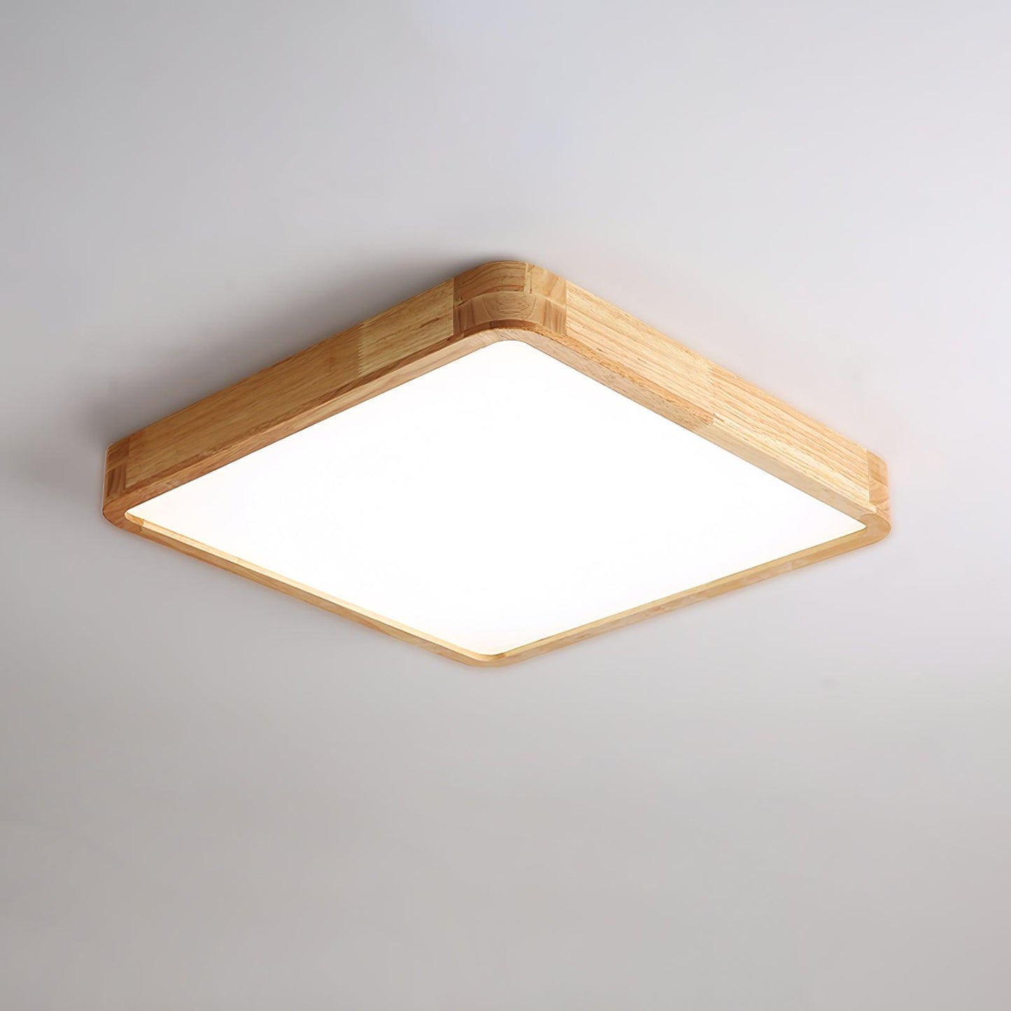 Sculpted Wood Ceiling Light