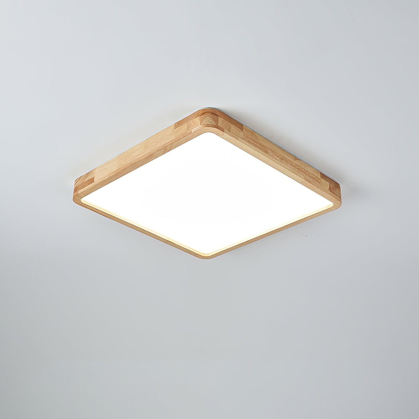 Sculpted Wood Ceiling Light