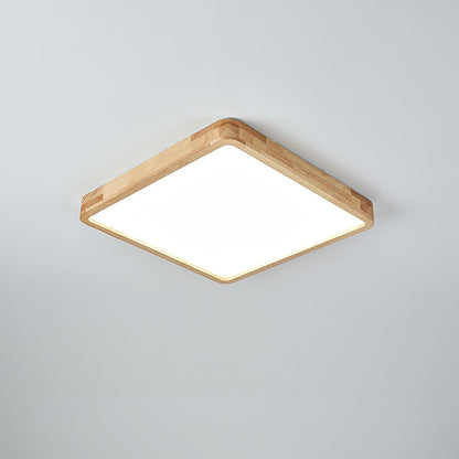 Sculpted Wood Ceiling Light