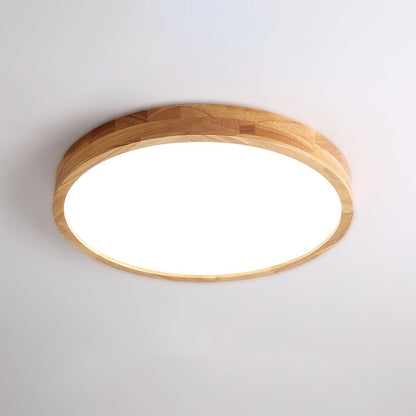 Sculpted Wood Ceiling Light