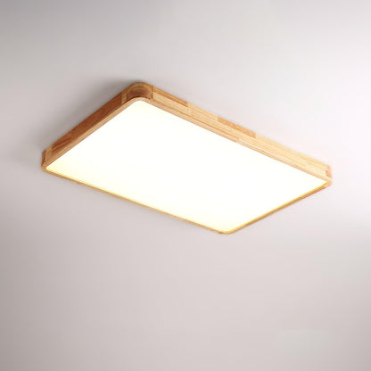 Sculpted Wood Ceiling Light