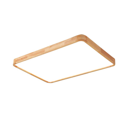 Sculpted Wood Ceiling Light