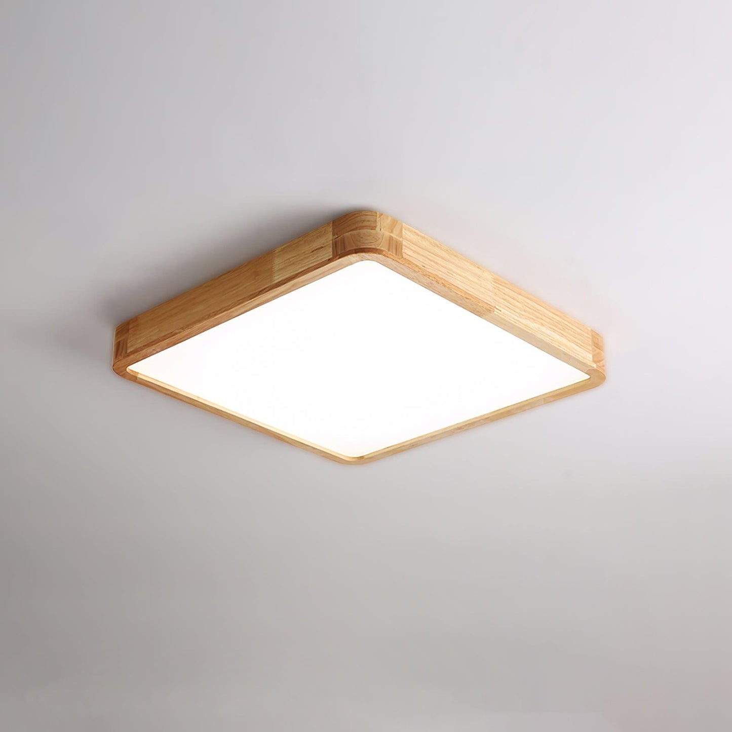 Sculpted Wood Ceiling Light