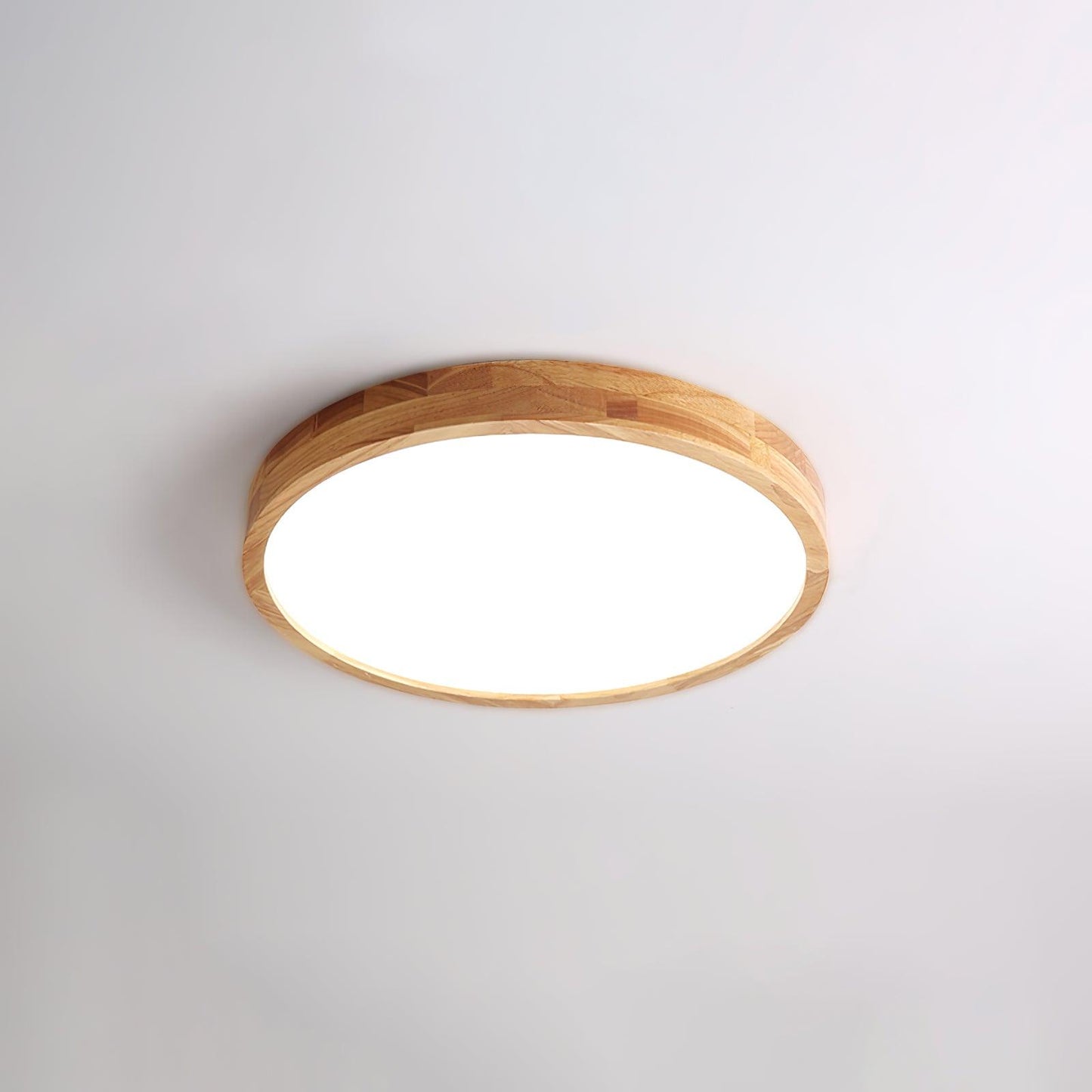 Sculpted Wood Ceiling Light