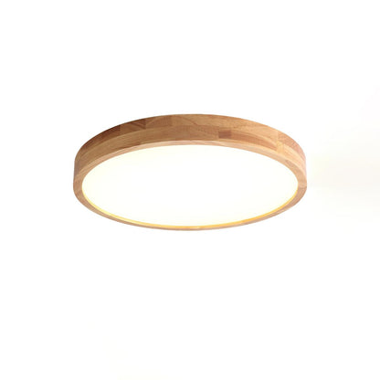 Sculpted Wood Ceiling Light