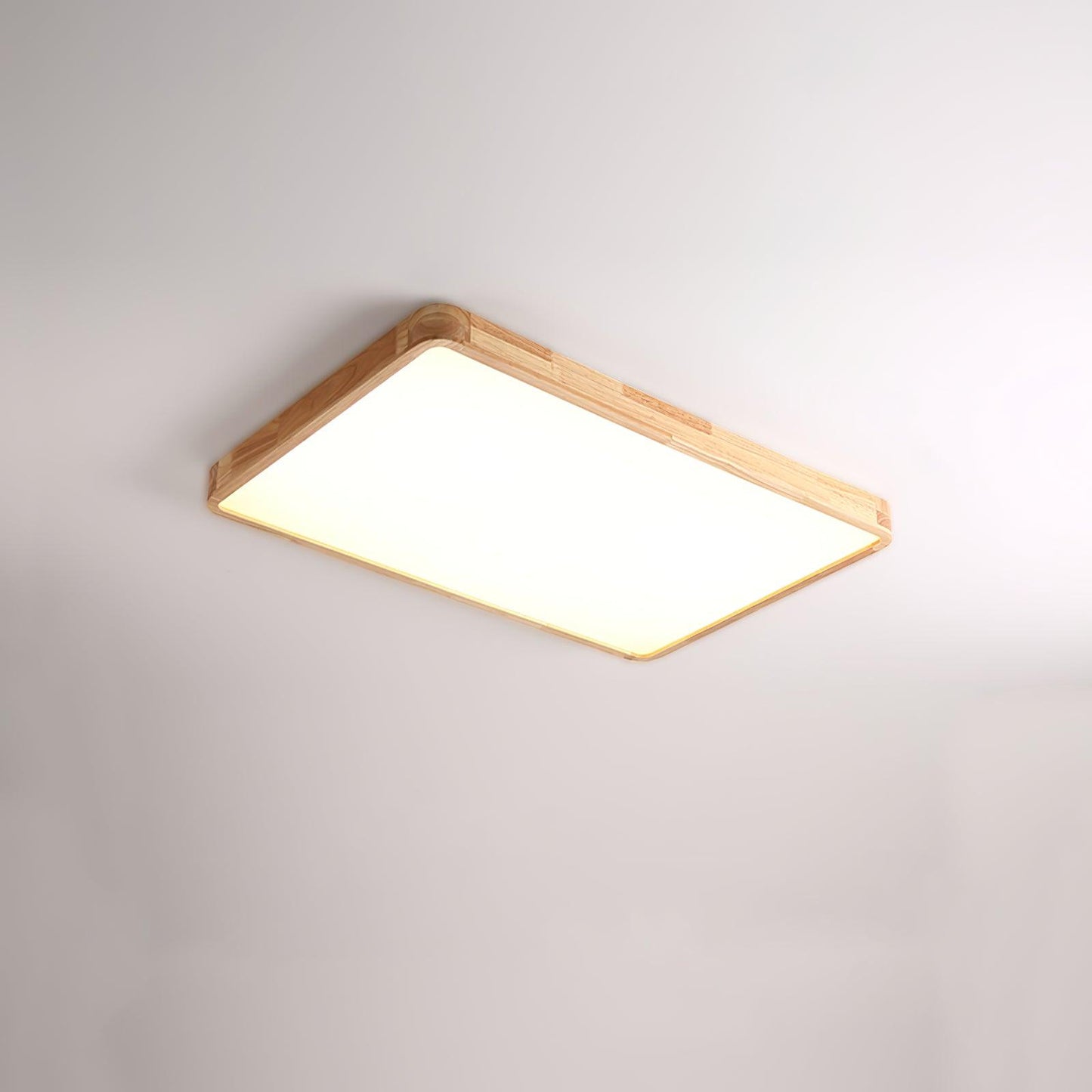 Sculpted Wood Ceiling Light