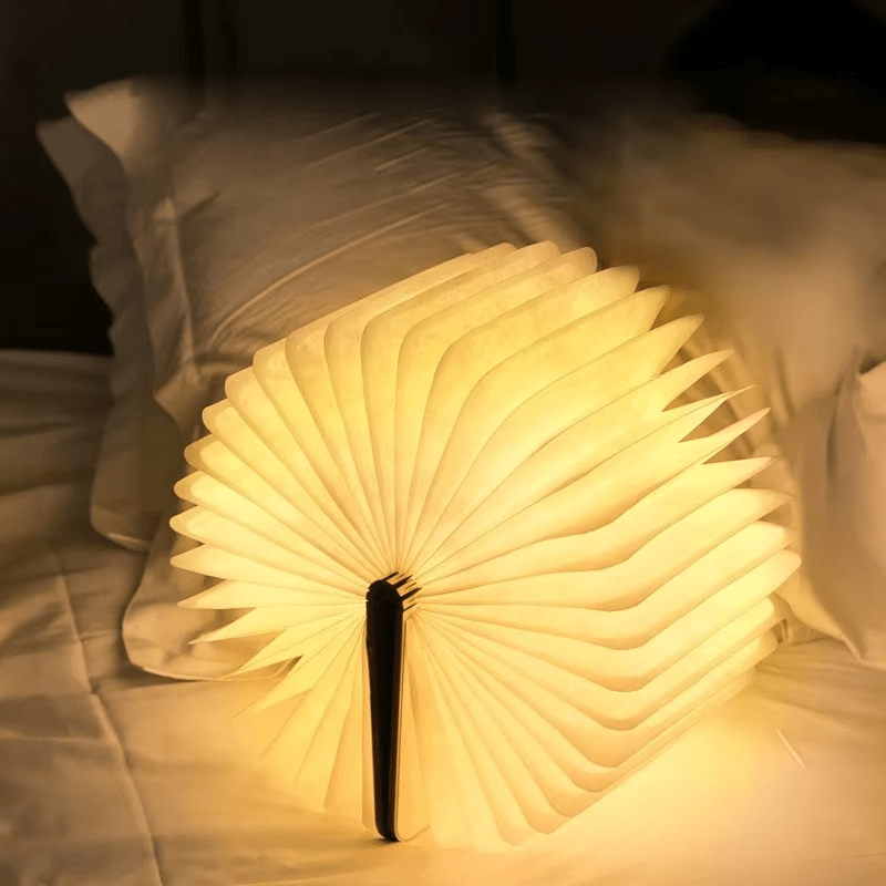 Open Book Cordless Table Lamp