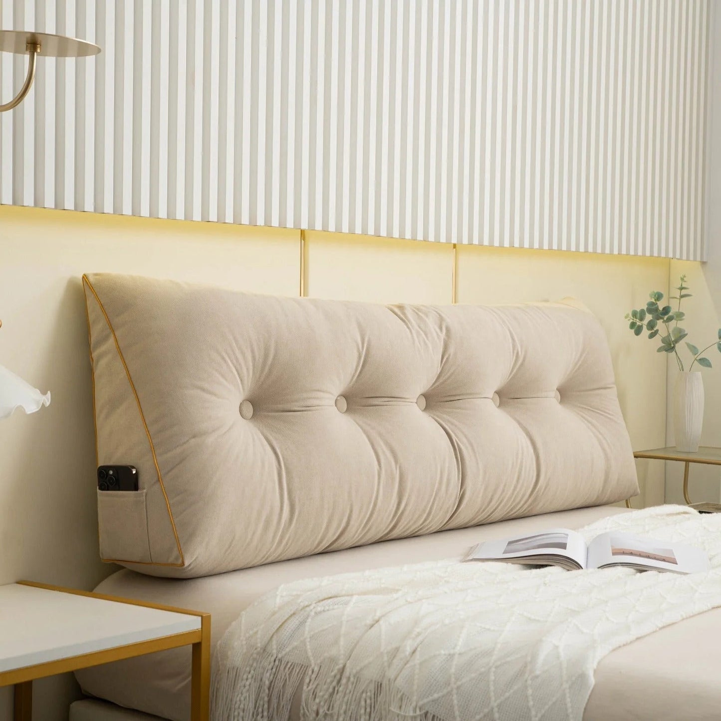 Luxury Headboard Wedge Pillow